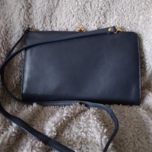 Giani bernini vintage blue crossbody bag purse
